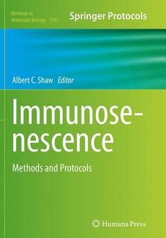 Couverture de l’ouvrage Immunosenescence