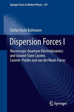 Cover of the book Dispersion Forces I