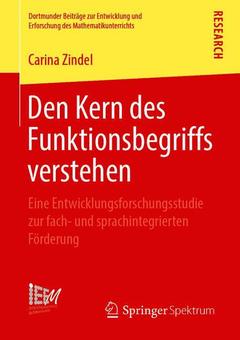 Couverture de l’ouvrage Den Kern des Funktionsbegriffs verstehen