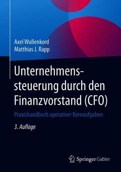 Cover of the book Unternehmenssteuerung durch den Finanzvorstand (CFO)