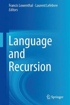 Cover of the book Language and Recursion