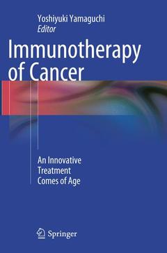 Cover of the book Immunotherapy of Cancer