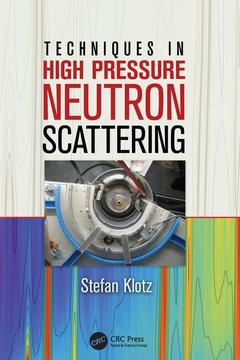 Couverture de l’ouvrage Techniques in High Pressure Neutron Scattering