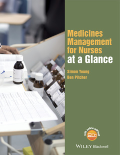 Couverture de l’ouvrage Medicines Management for Nurses at a Glance