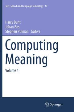Couverture de l’ouvrage Computing Meaning