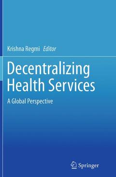 Couverture de l’ouvrage Decentralizing Health Services