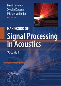Couverture de l’ouvrage Handbook of Signal Processing in Acoustics