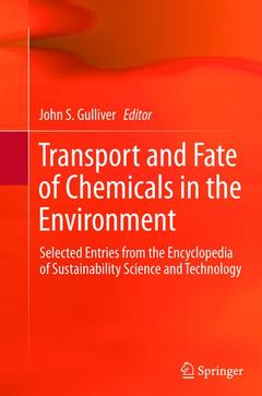 Couverture de l’ouvrage Transport and Fate of Chemicals in the Environment