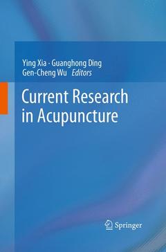 Couverture de l’ouvrage Current Research in Acupuncture