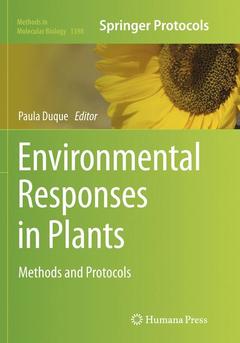 Couverture de l’ouvrage Environmental Responses in Plants