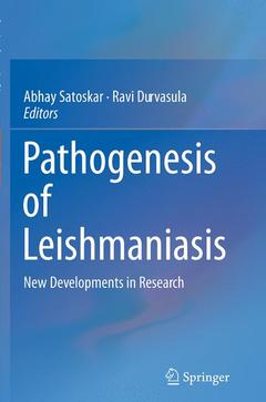 Couverture de l’ouvrage Pathogenesis of Leishmaniasis
