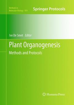 Couverture de l’ouvrage Plant Organogenesis