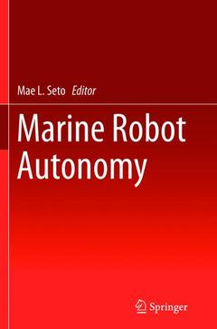 Couverture de l’ouvrage Marine Robot Autonomy