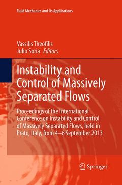 Couverture de l’ouvrage Instability and Control of Massively Separated Flows