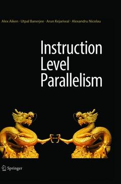 Couverture de l’ouvrage Instruction Level Parallelism