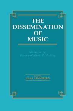 Couverture de l’ouvrage Dissemination of Music
