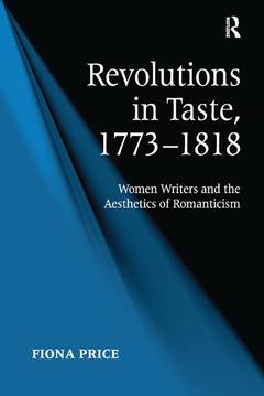 Couverture de l’ouvrage Revolutions in Taste, 1773–1818