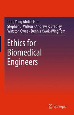 Cover of the book Ethics for Biomedical Engineers