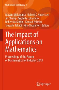 Cover of the book The Impact of Applications on Mathematics