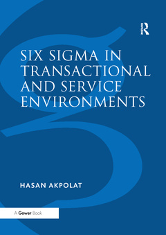 Couverture de l’ouvrage Six Sigma in Transactional and Service Environments