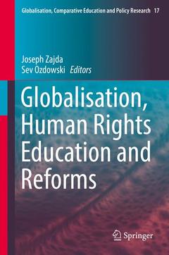 Couverture de l’ouvrage Globalisation, Human Rights Education and Reforms