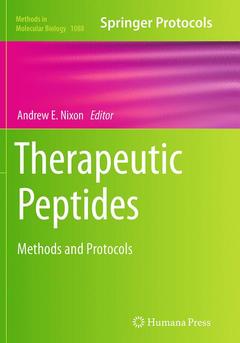 Couverture de l’ouvrage Therapeutic Peptides