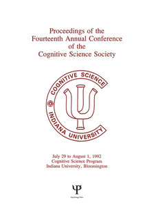 Couverture de l’ouvrage Proceedings of the Fourteenth Annual Conference of the Cognitive Science Society