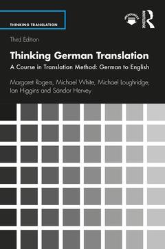 Couverture de l’ouvrage Thinking German Translation
