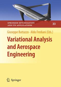 Couverture de l’ouvrage Variational Analysis and Aerospace Engineering