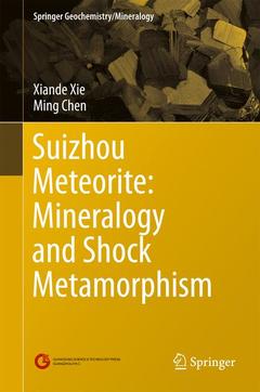 Couverture de l’ouvrage Suizhou Meteorite: Mineralogy and Shock Metamorphism