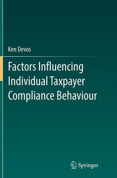 Couverture de l’ouvrage Factors Influencing Individual Taxpayer Compliance Behaviour