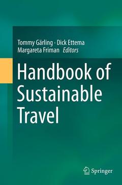 Couverture de l’ouvrage Handbook of Sustainable Travel