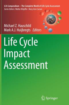 Couverture de l’ouvrage Life Cycle Impact Assessment