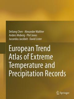 Couverture de l’ouvrage European Trend Atlas of Extreme Temperature and Precipitation Records