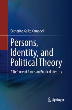 Couverture de l’ouvrage Persons, Identity, and Political Theory