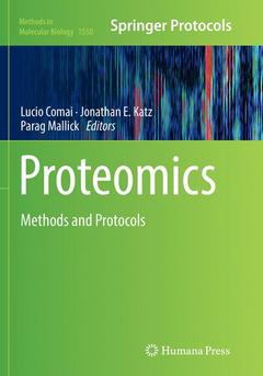 Couverture de l’ouvrage Proteomics