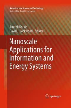 Couverture de l’ouvrage Nanoscale Applications for Information and Energy Systems
