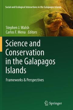 Couverture de l’ouvrage Science and Conservation in the Galapagos Islands