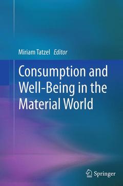 Couverture de l’ouvrage Consumption and Well-Being in the Material World
