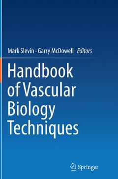Couverture de l’ouvrage Handbook of Vascular Biology Techniques