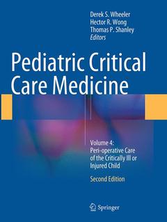 Couverture de l’ouvrage Pediatric Critical Care Medicine