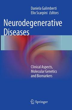 Couverture de l’ouvrage Neurodegenerative Diseases