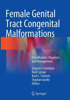 Couverture de l’ouvrage Female Genital Tract Congenital Malformations