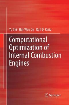 Couverture de l’ouvrage Computational Optimization of Internal Combustion Engines