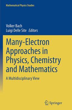 Couverture de l’ouvrage Many-Electron Approaches in Physics, Chemistry and Mathematics