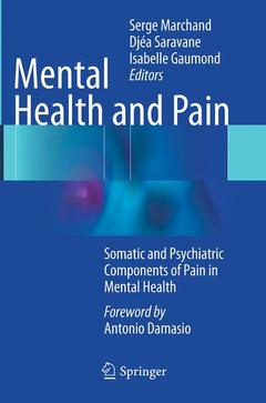 Couverture de l’ouvrage Mental Health and Pain