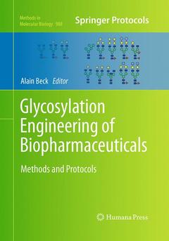 Couverture de l’ouvrage Glycosylation Engineering of Biopharmaceuticals