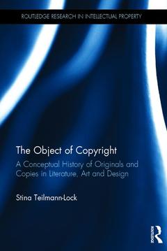 Couverture de l’ouvrage The Object of Copyright