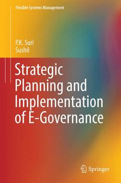 Cover of the book Strategic Planning and Implementation of E-Governance