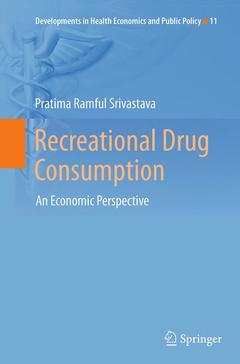 Couverture de l’ouvrage Recreational Drug Consumption